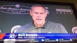 ☨ Wolverine Devotee 〽️ on Twitter: "BREAKING: Mike Dantonio resigns as MSU Volleyball  coach to become @RamsNFL head coach.… "